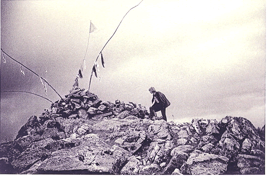 on a grave of a Muslim saint